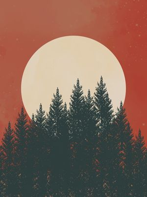 MOONLIGHT IN THE FOREST