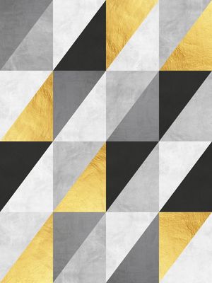 GEOMETRIC GOLD I