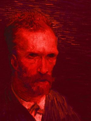 AUTORRETRATO DE VAN GOGH NA LUZ INFRAVERMELHA