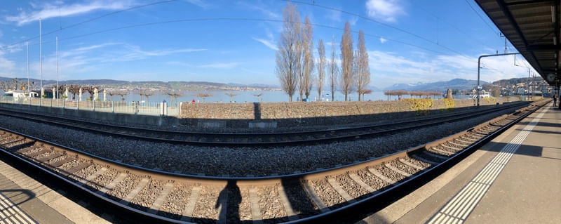 TRAIN TRACK - LAKE VIEW
