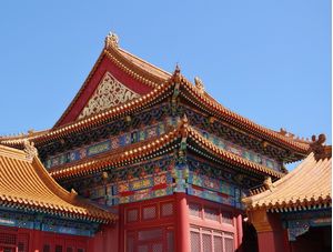 TELHADOS CHINESES NA CIDADE PROIBIDA