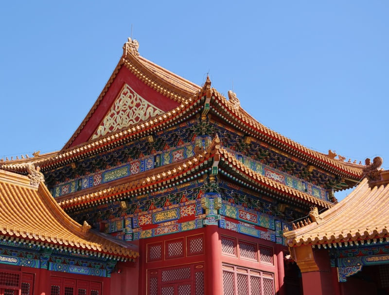 TELHADOS CHINESES NA CIDADE PROIBIDA