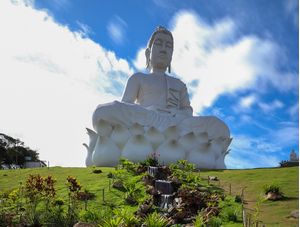 O MAJESTOSO BUDA DE IBIRAÇU VISTO POR BAIXO (I)