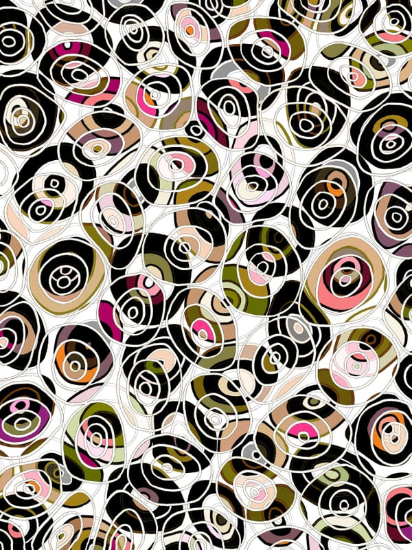 TAKE THE WHEEL 3, COLORIDO VERDE ROSA MODERNO CIRCULOS PADRONIZAR SKETCH