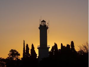 UM PÔR DO SOL NO FAROL