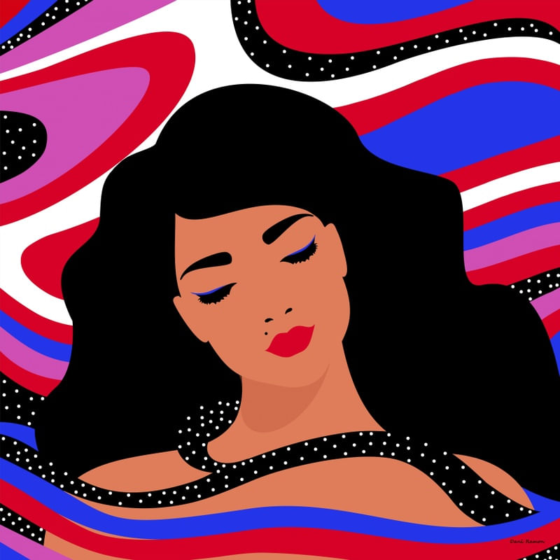ONDAS DE CORES LILÁS