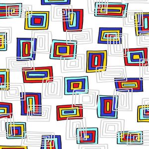 NO CUTTING CORNERS 2, MODERNO FORMAS GEOMETRICO PADRONIZAR COLORIDO SKETCH