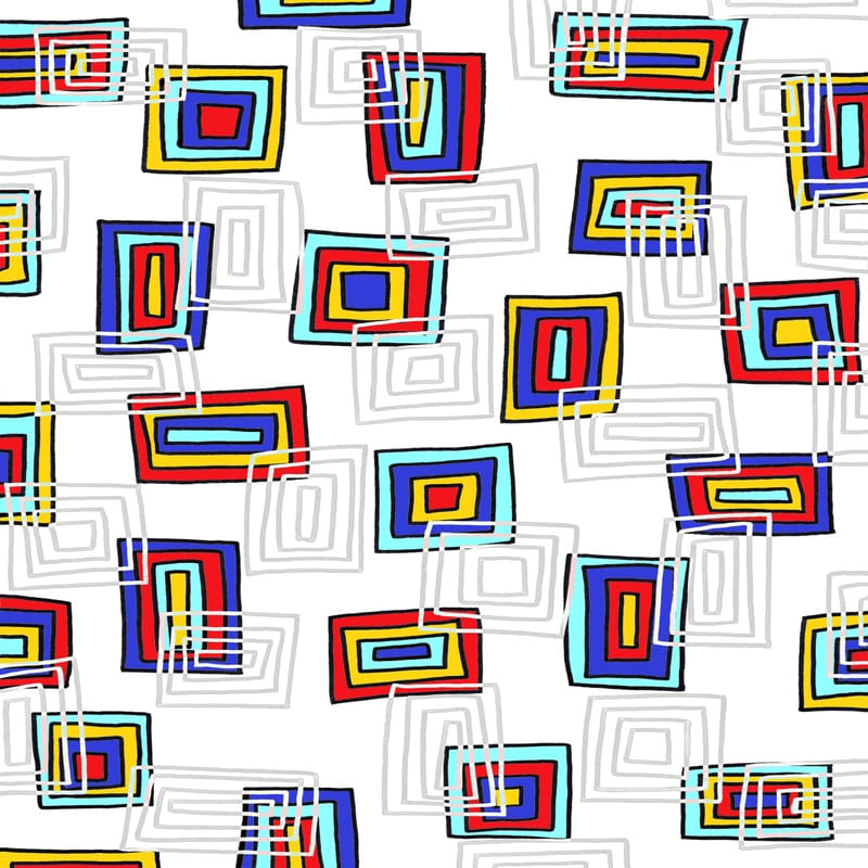 NO CUTTING CORNERS 2, MODERNO FORMAS GEOMETRICO PADRONIZAR COLORIDO SKETCH