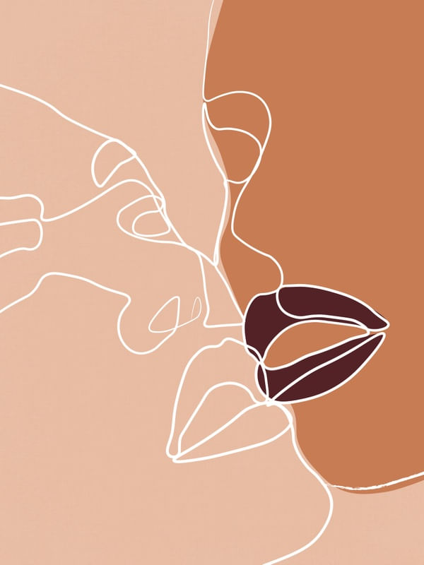 LOVERS MINIMAL ART1 PASTEL