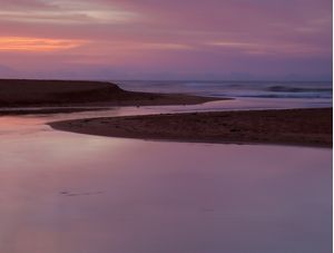 ENTARDECER NA PRAIA DE CARAPEBUS