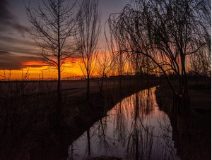 PÔR DO SOL DE OUTONO