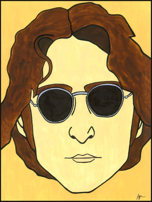 JOHN LENNON EM AMARELO