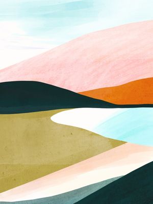 MINIMAL ABSTRACT ART LANDSCAPE 28