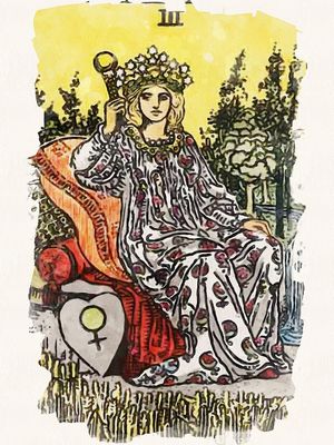 A IMPERATRIZ | AQUARELAS DO TARÔ