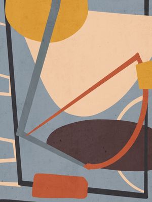 ABSTRACT SHAPES MODERN ART 17