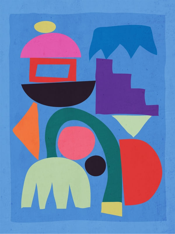 ABSTRACT SHAPES MODERN ART 3