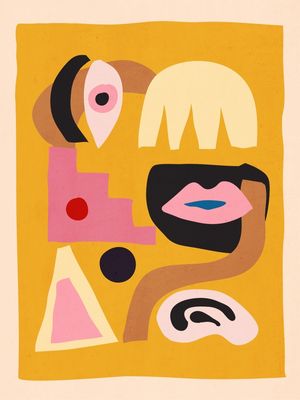 ABSTRACT SHAPES MODERN ART 2