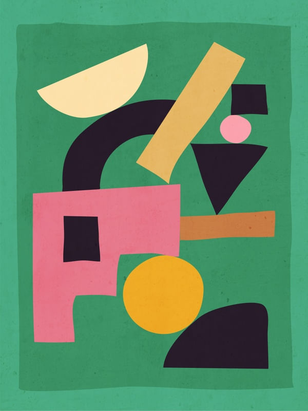 ABSTRACT SHAPES MODERN ART 8