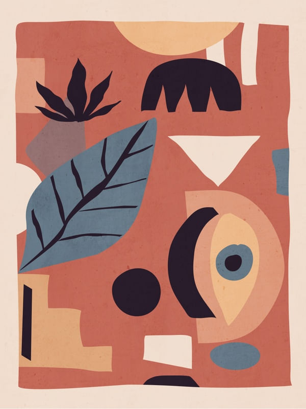 ABSTRACT SHAPES MODERN ART 14