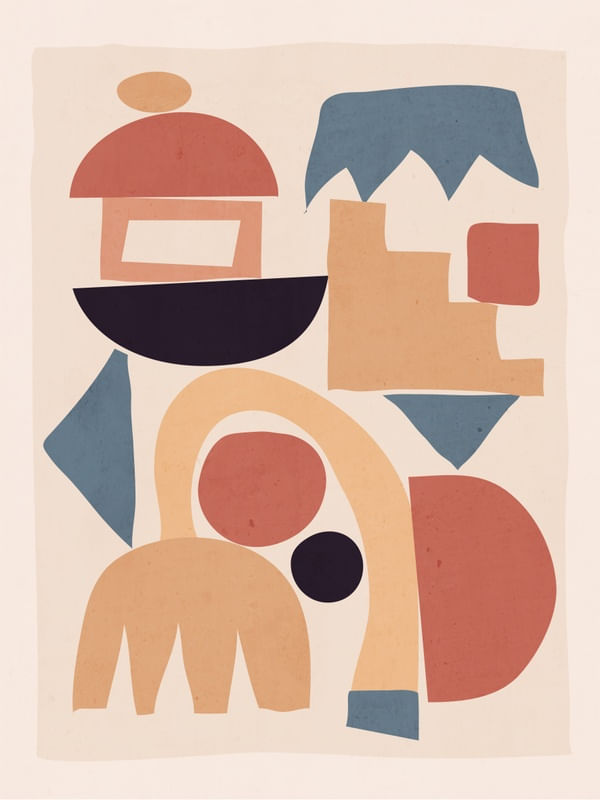 ABSTRACT SHAPES MODERN ART 12