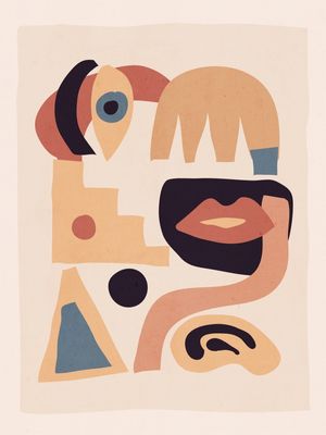 ABSTRACT SHAPES MODERN ART 16