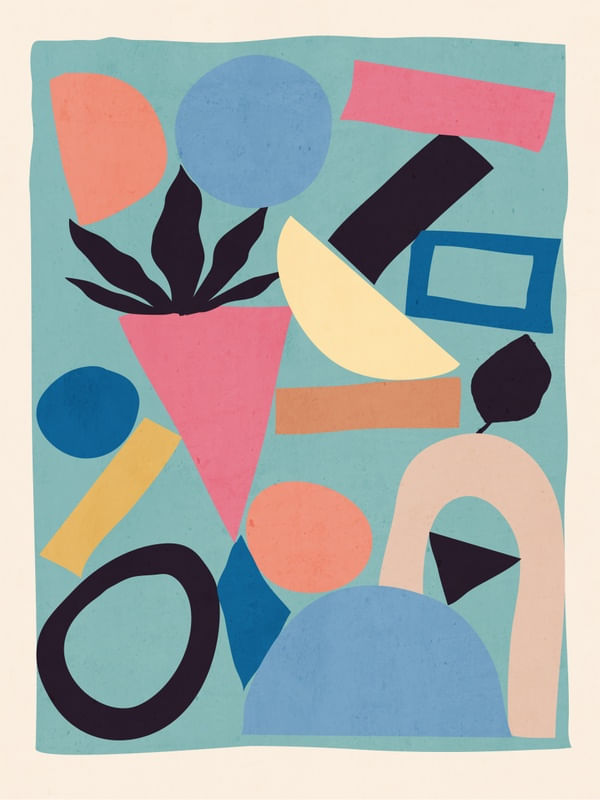 ABSTRACT SHAPES MODERN ART 11