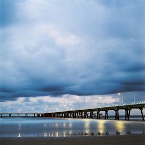 PIER AO ENTARDECER NUBLADO - ANALÓGICO