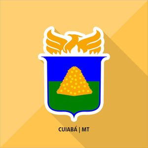 BRASÃO MINIMALISTA DE CUIABÁ MT