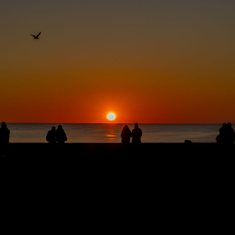 SUNSET AT PORTO, PORTUGAL