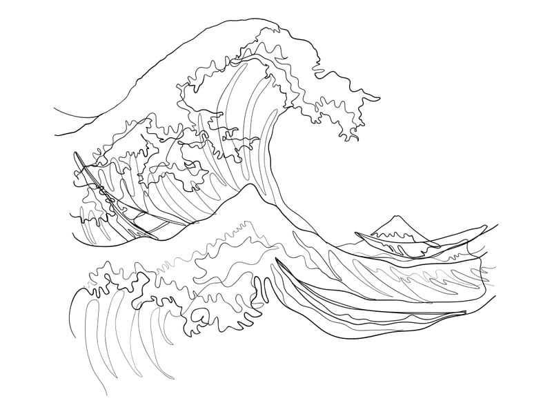 THE GREAT LINE OFF KANAGAWA | PAISAGEM