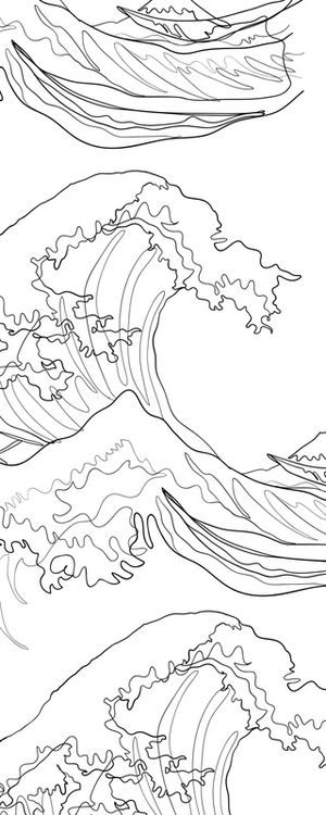 THE GREAT LINE OFF KANAGAWA | PANORÂMICO VERTICAL