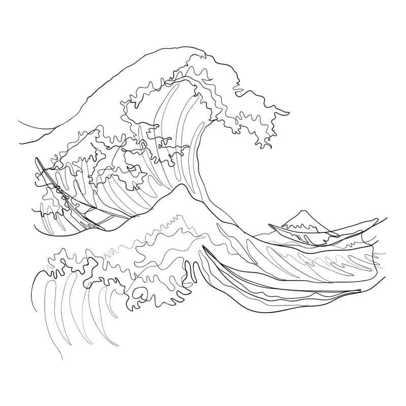 THE GREAT LINE OFF KANAGAWA | QUADRADO