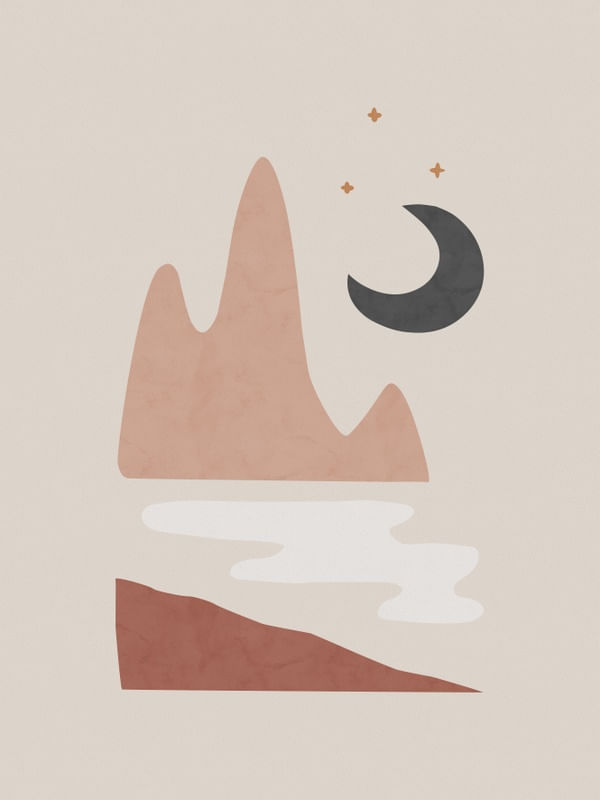 LANDSCAPE & MOON