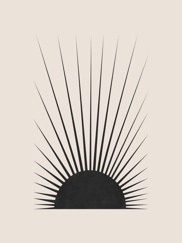 MINIMAL SUN BW