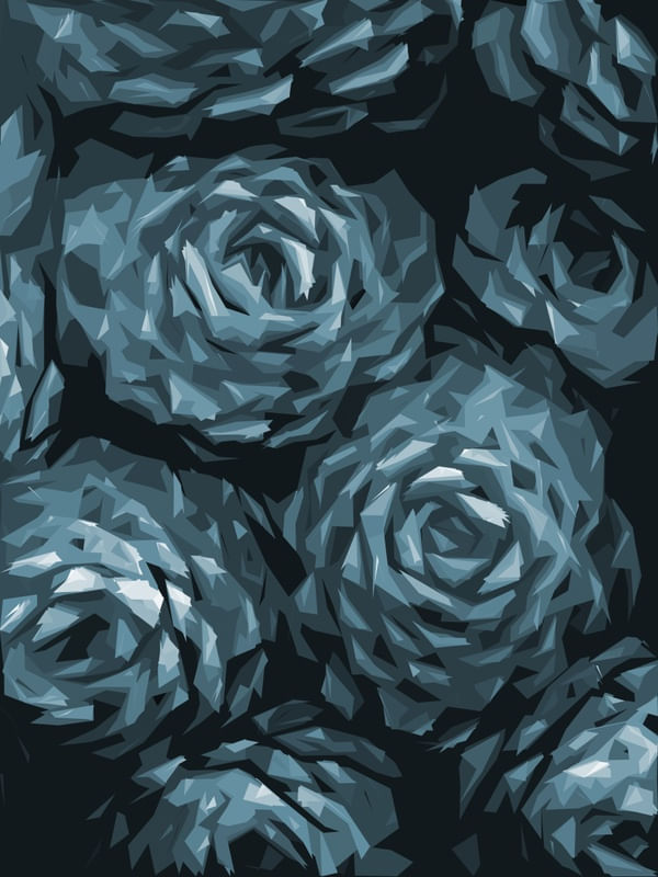 SUCCULENT PLANT BLUE II
