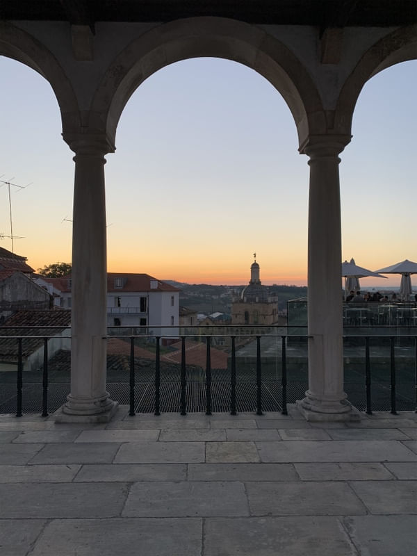 O PÔR DO SOL EM COIMBRA