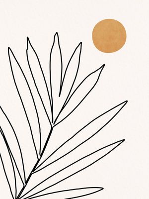 LINE ART - LEAVES 02