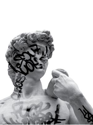 GRAFITE E ESTÁTUA IV