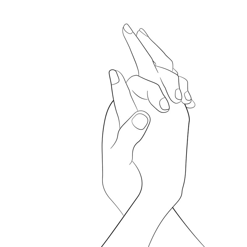 HANDS - TOGETHER - SQUARE