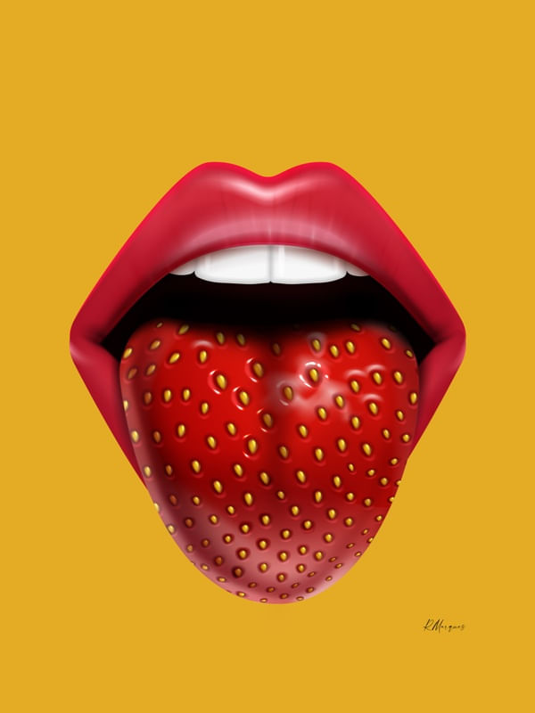 STRAMBERRY MOUTH - YELLOW
