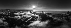 CRISTO REDENTOR PANORÂMICO P/B