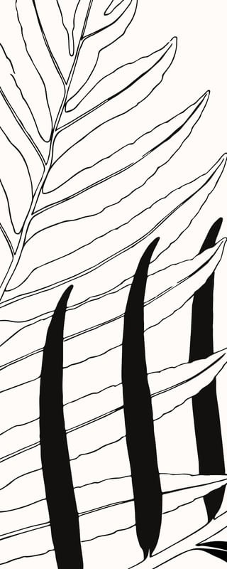 LINE ART - LEAVES 03