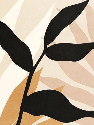 ORGANIC SHAPES - TROPICAL PLANTS 01