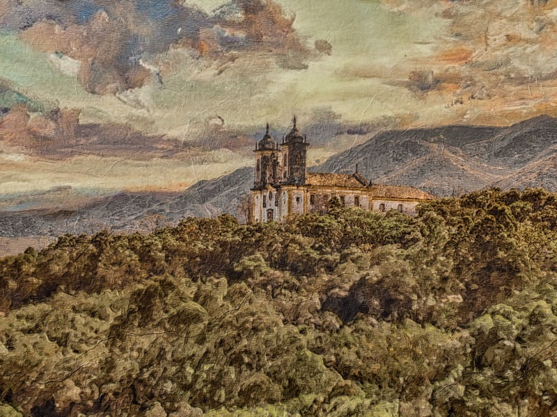 HISTORIC ON CANVAS-OURO PRETO-2