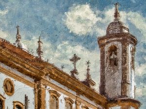 HISTORIC ON CANVAS-OURO PRETO-3