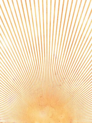 BOHO GRADIENT ORANGE LINES