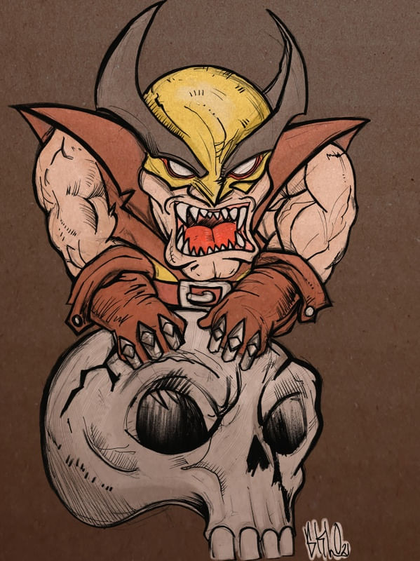 WOLVERINE CHIBI POR SKLO