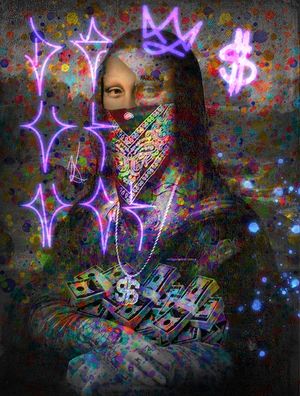 MONA LISA STREET ART