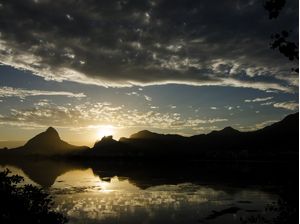 ENTARDECER NA LAGOA RODRIGO DE FREITAS