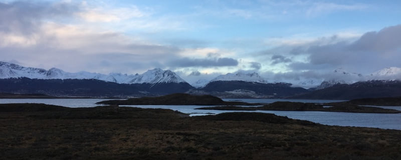MONTANHAS NEVADAS DO CANAL DE BEAGLE, ARGENTINA
